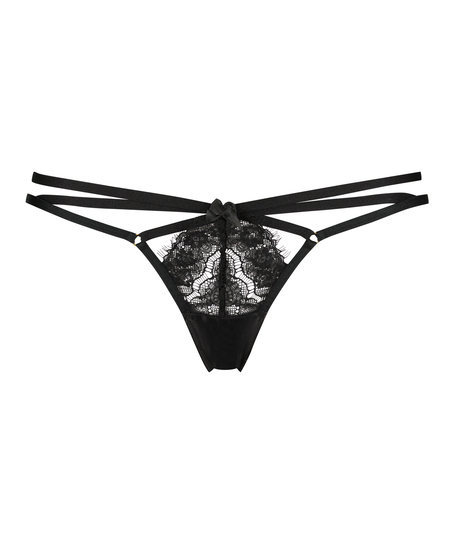 Seraphina thong, Black