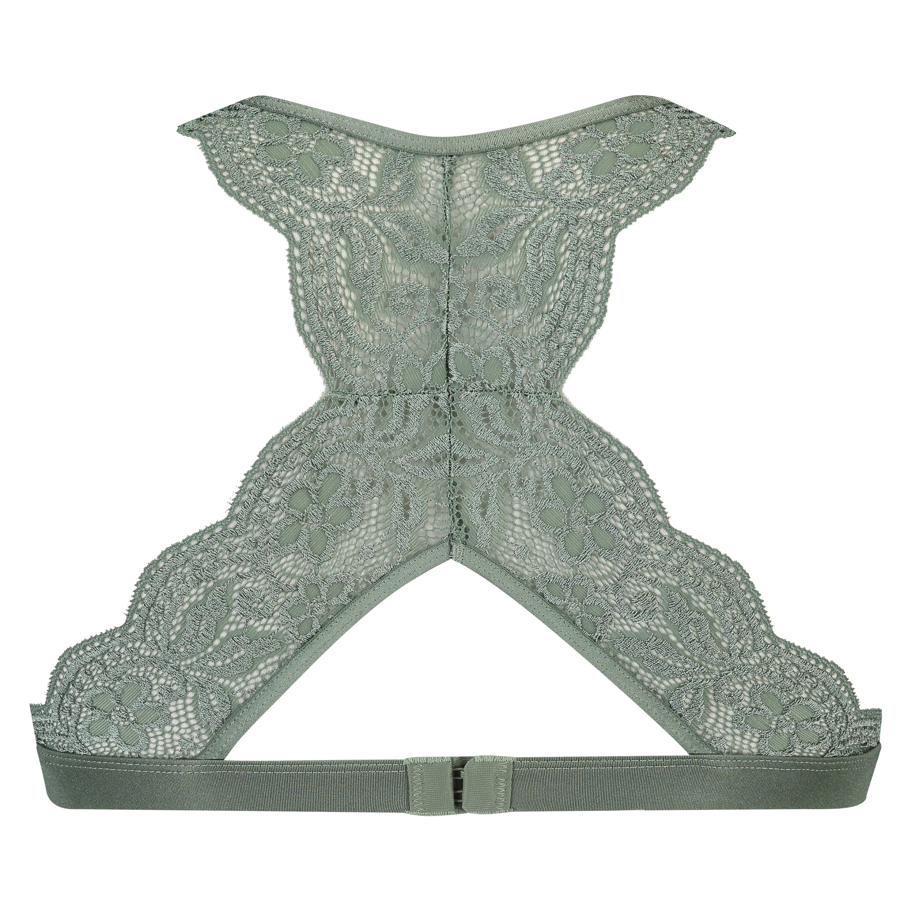 Halter racerback bralette, Green, main