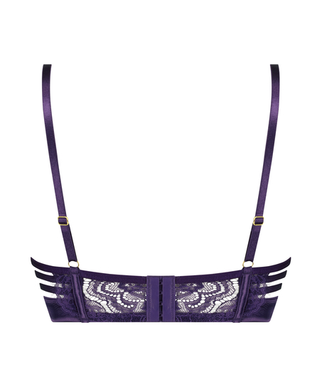 Mitzy non-padded underwired bra, Purple