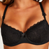 Maya Padded Underwired Bra, Black
