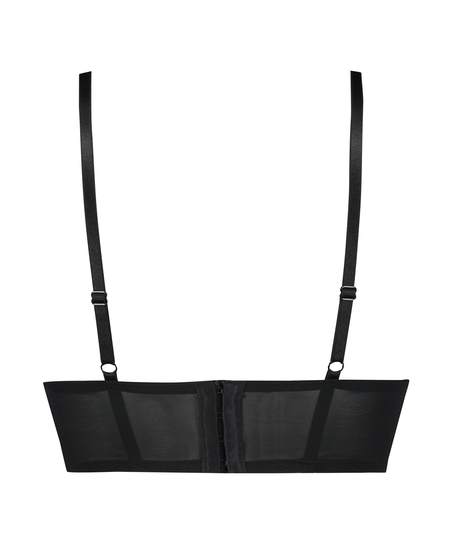 Allison Padded Longline Underwired Bra Rebecca Mir, Black