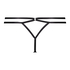 Effie tanga thong, Black