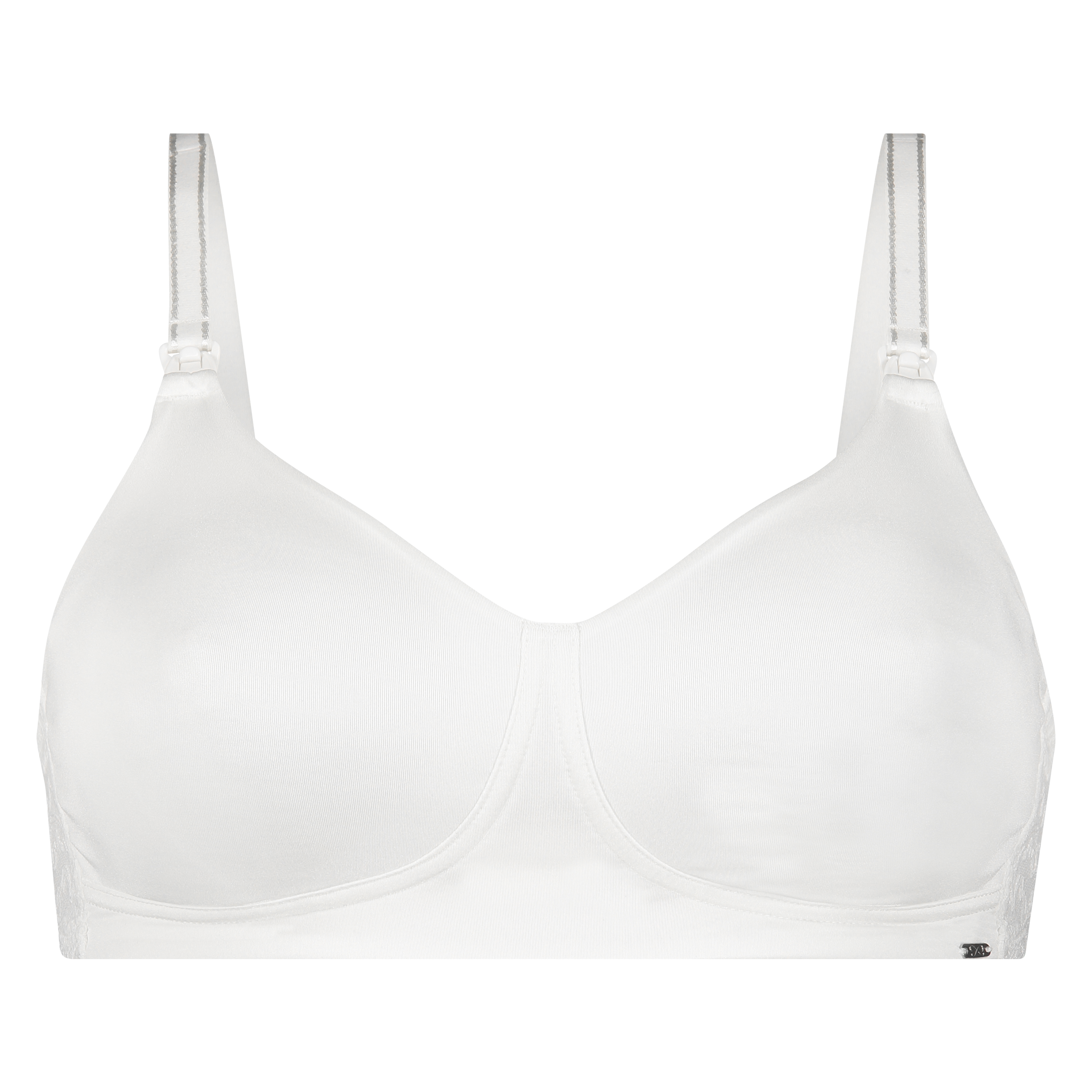 Alisa Non-Padded Nursing Bra, White, main