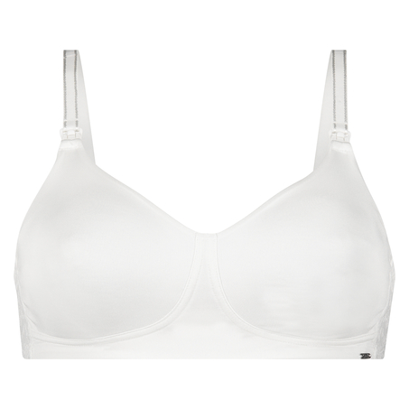 Alisa Non-Padded Nursing Bra, White
