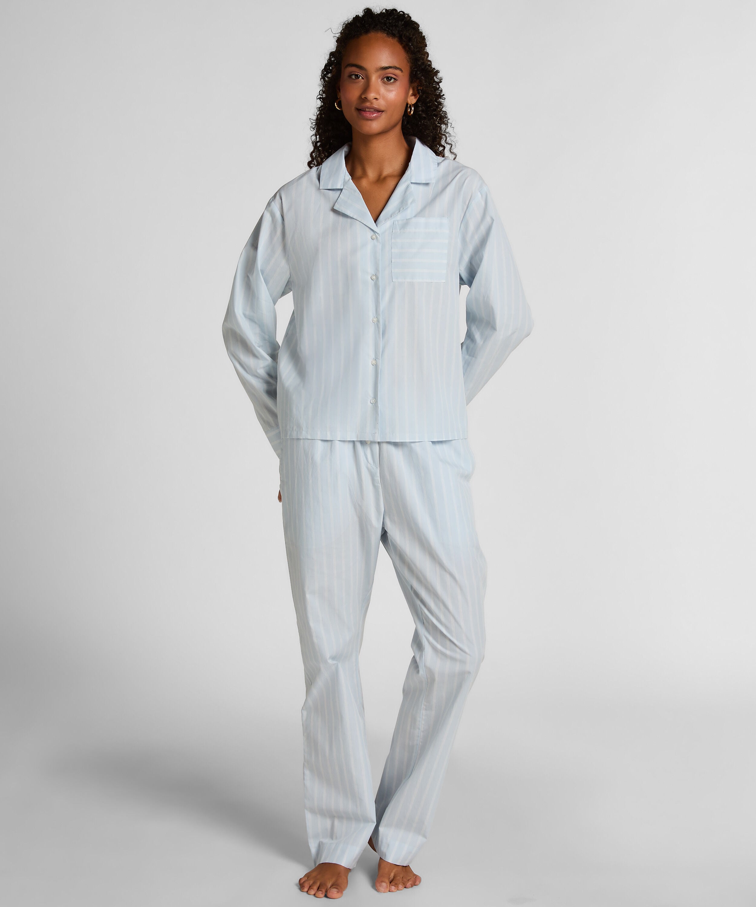 Jacket Woven Cotton Stripe