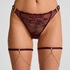 Avela Leg Garters, Purple