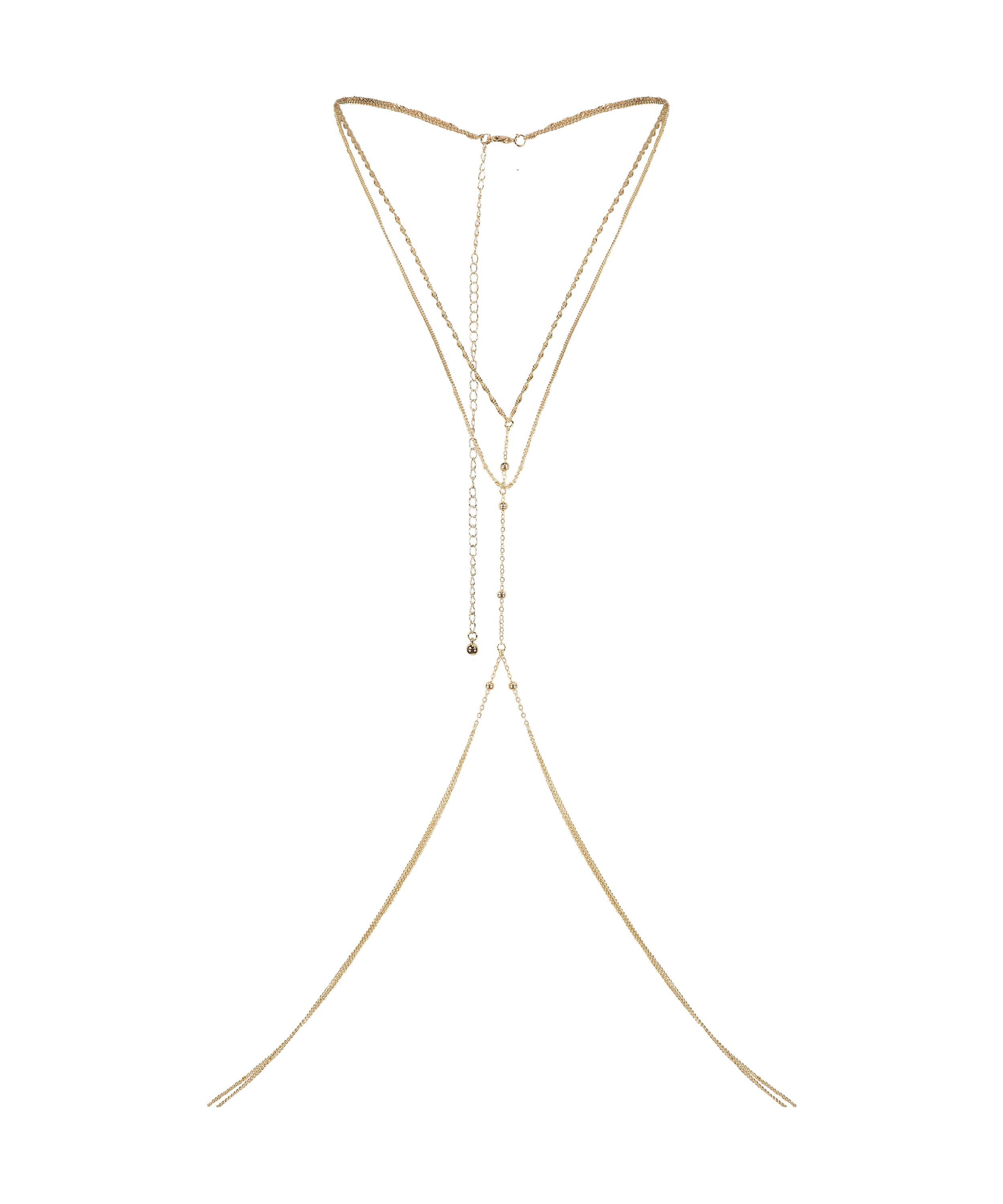 Harness body chain, Yellow, main