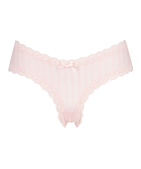 V-shape Mesh Brazilian, Pink