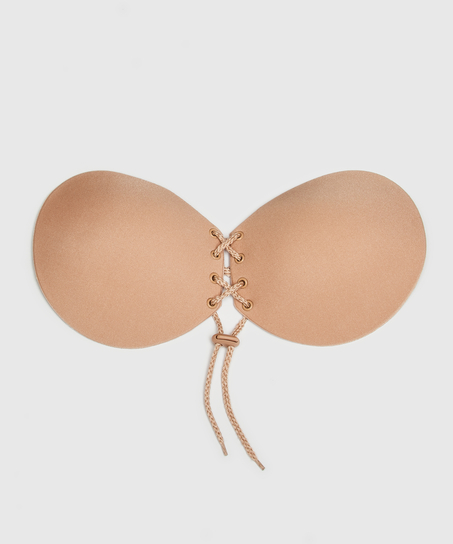 Adhesive Push-Up Bra, Beige