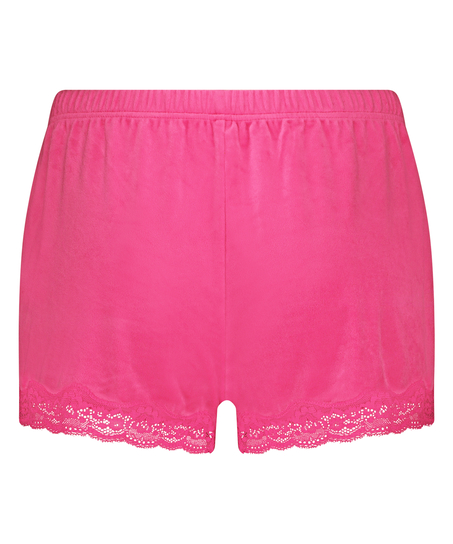 Short Velours Lace, Pink
