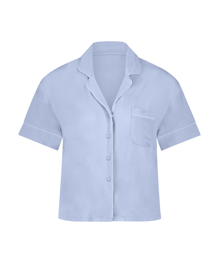 Essential Jersey Short-Sleeved Jacket, Blue