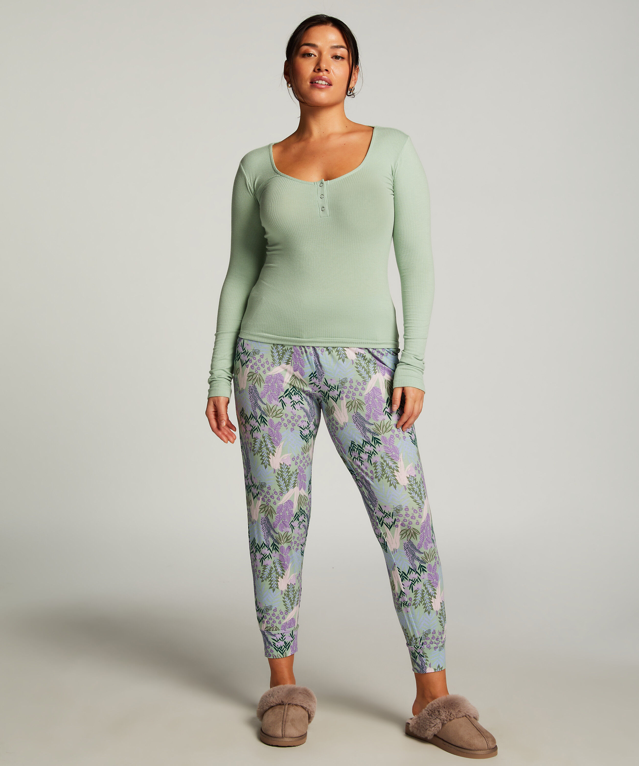 Tall Pyjama Pants, Green
