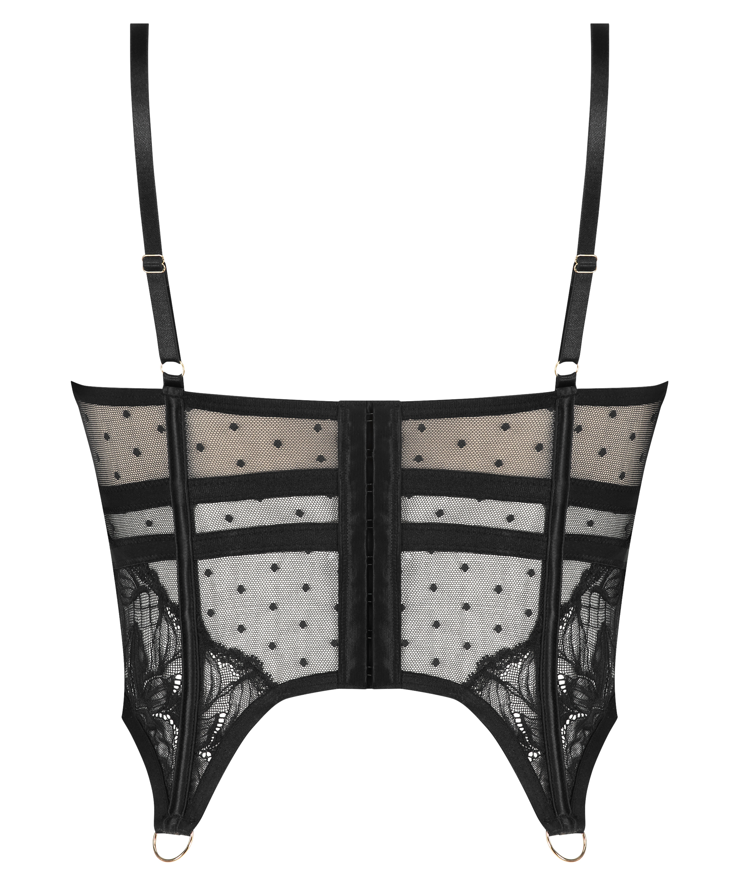 Lulu Bustier, Black, main