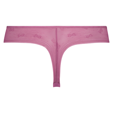 Invisible thong branded, Pink