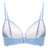 Marine Padded Underwired Push-Up Bra, Blue