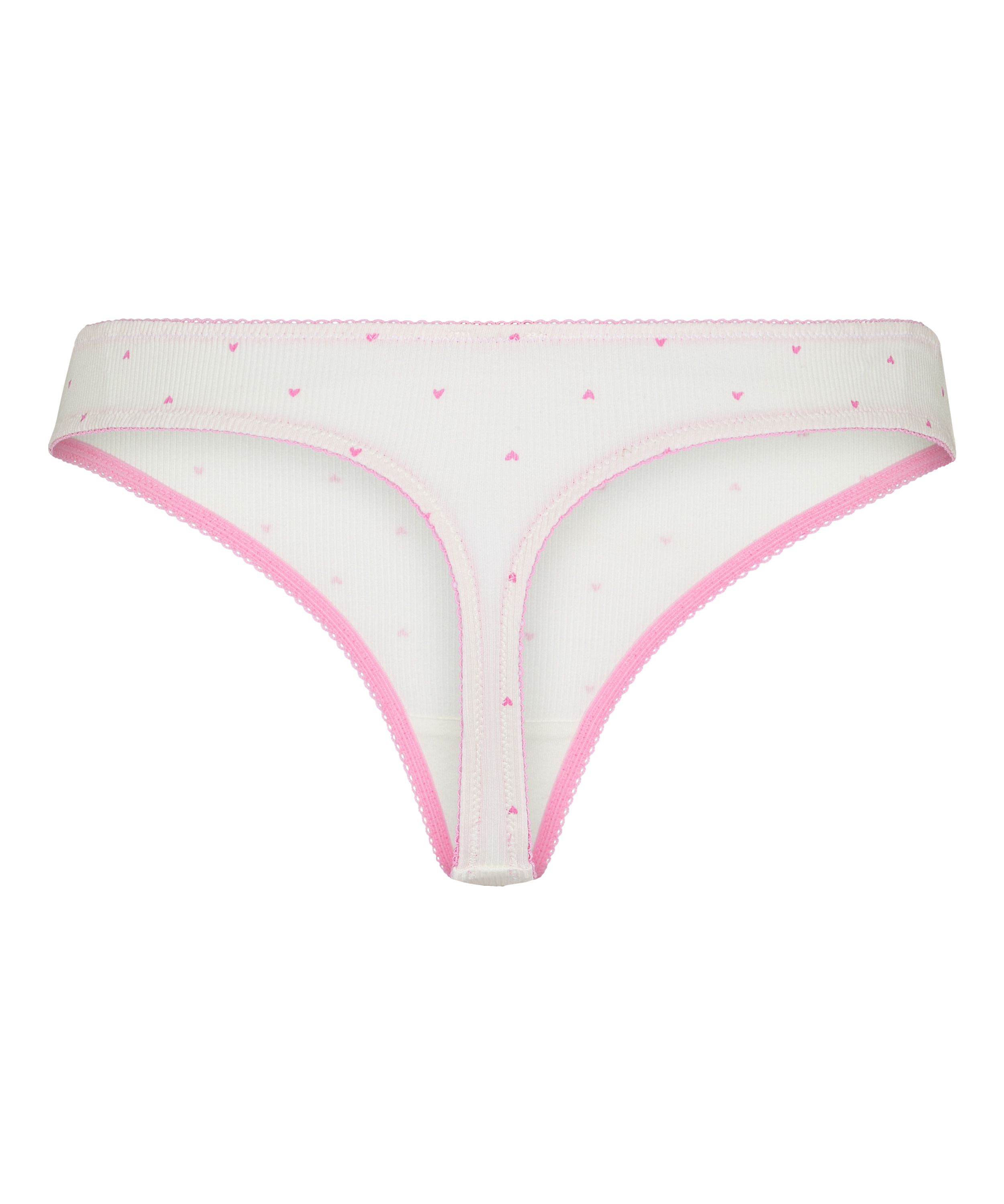 Renee Rib Thong, White, main