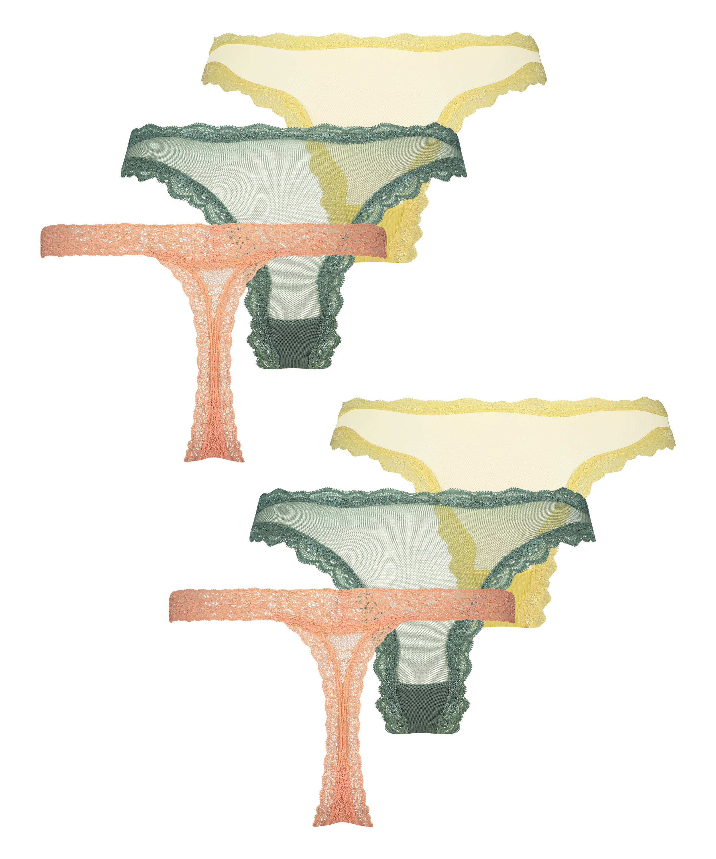 6-Pack Brazilian, Yellow, main