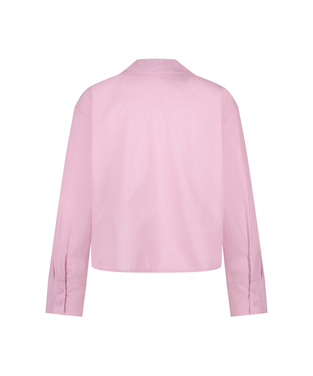 Long Sleeve Cotton Jacket, Pink