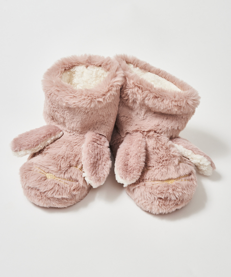 Rabbit Slippers, Pink