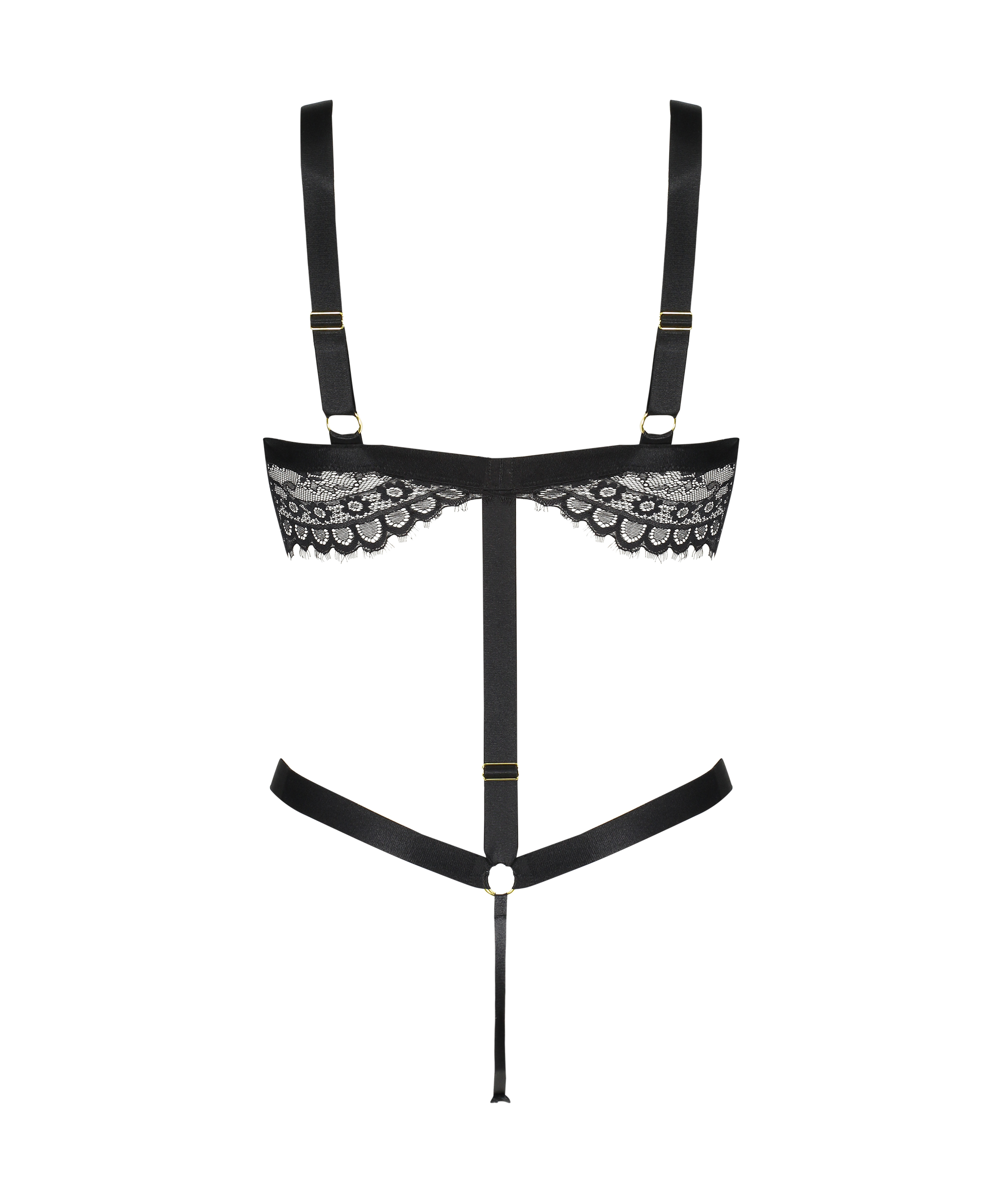 Ginger Open Crotch Body, Black, main