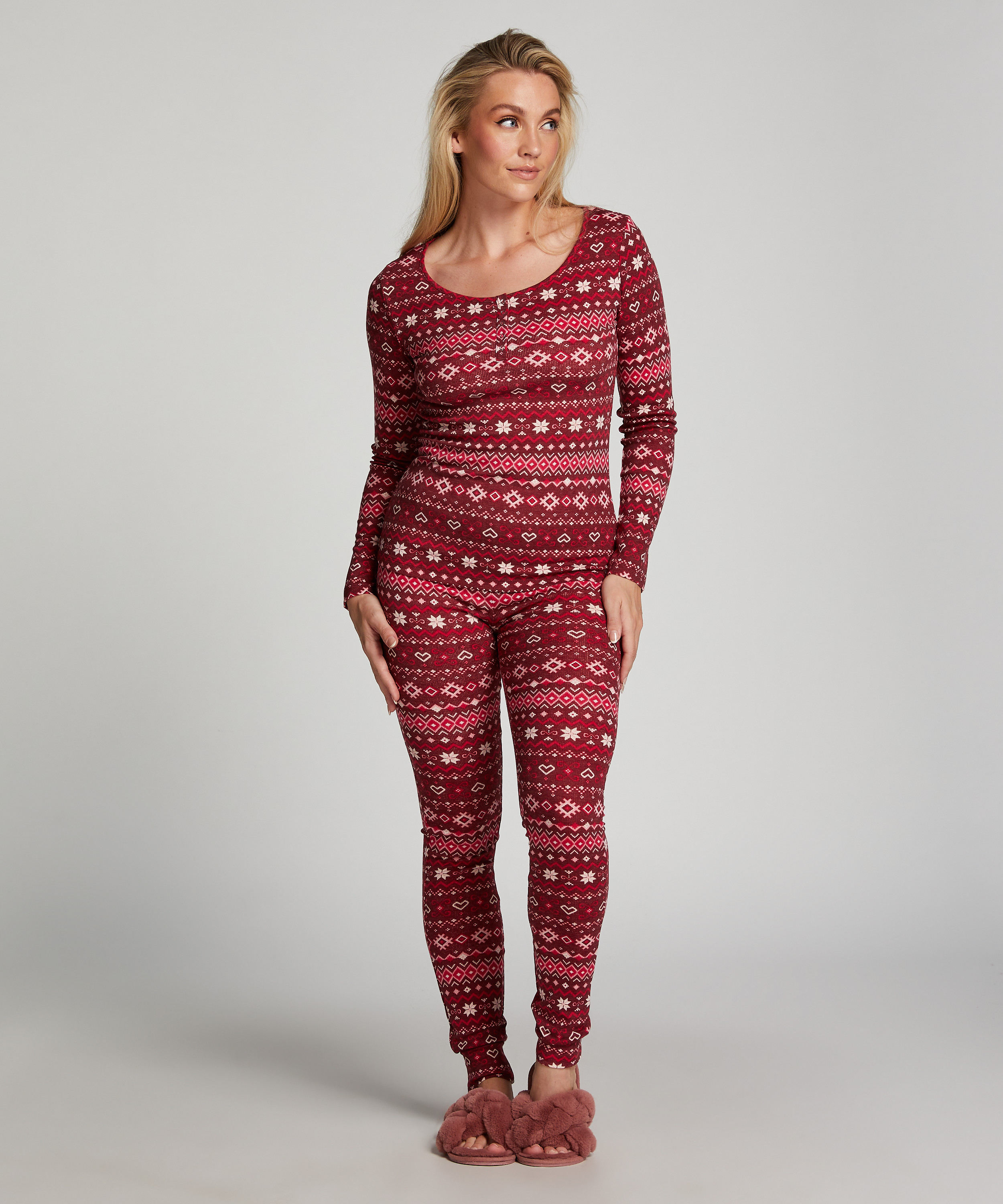 Pajama Set, Red, main