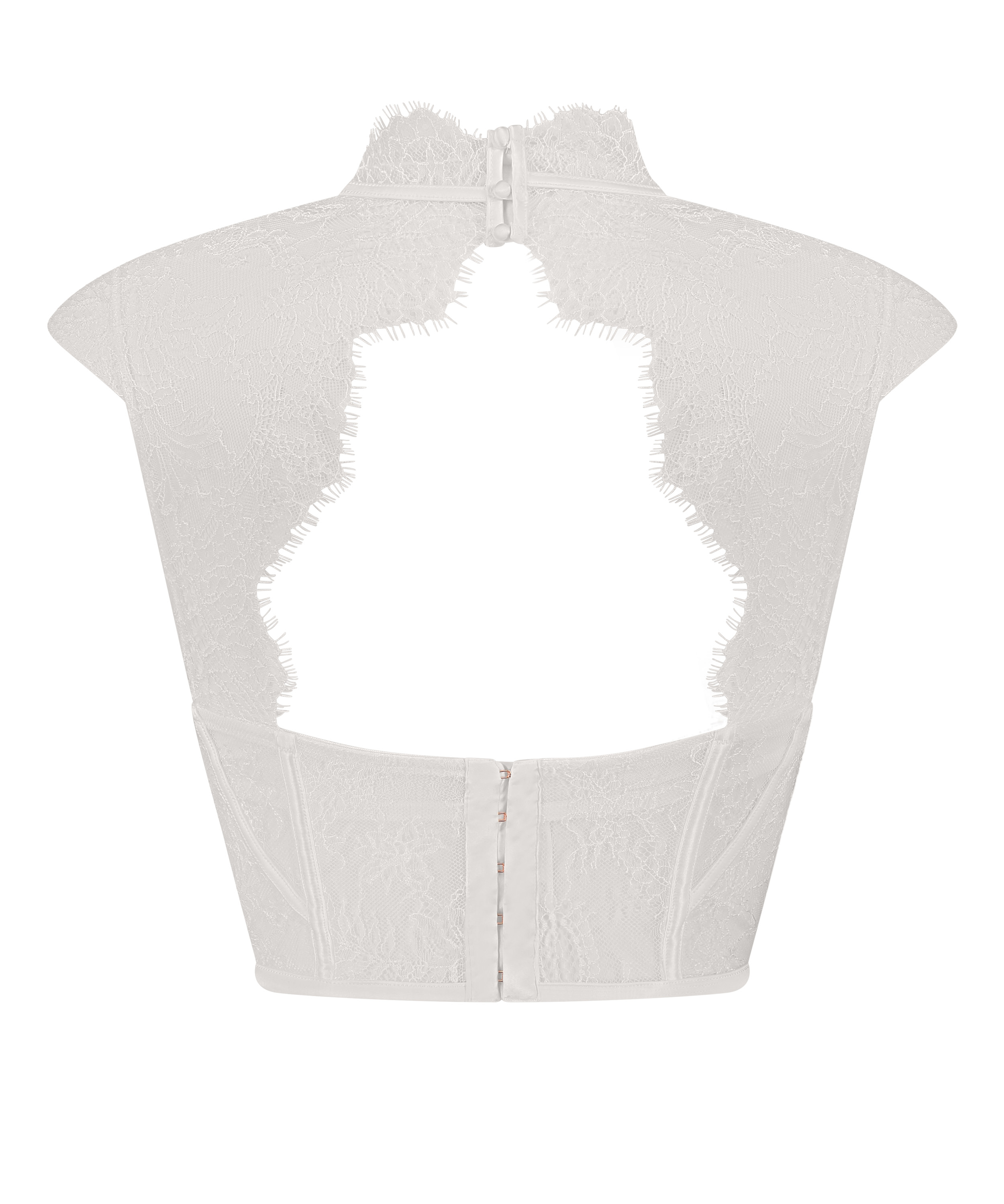Lace Camille Top, White, main