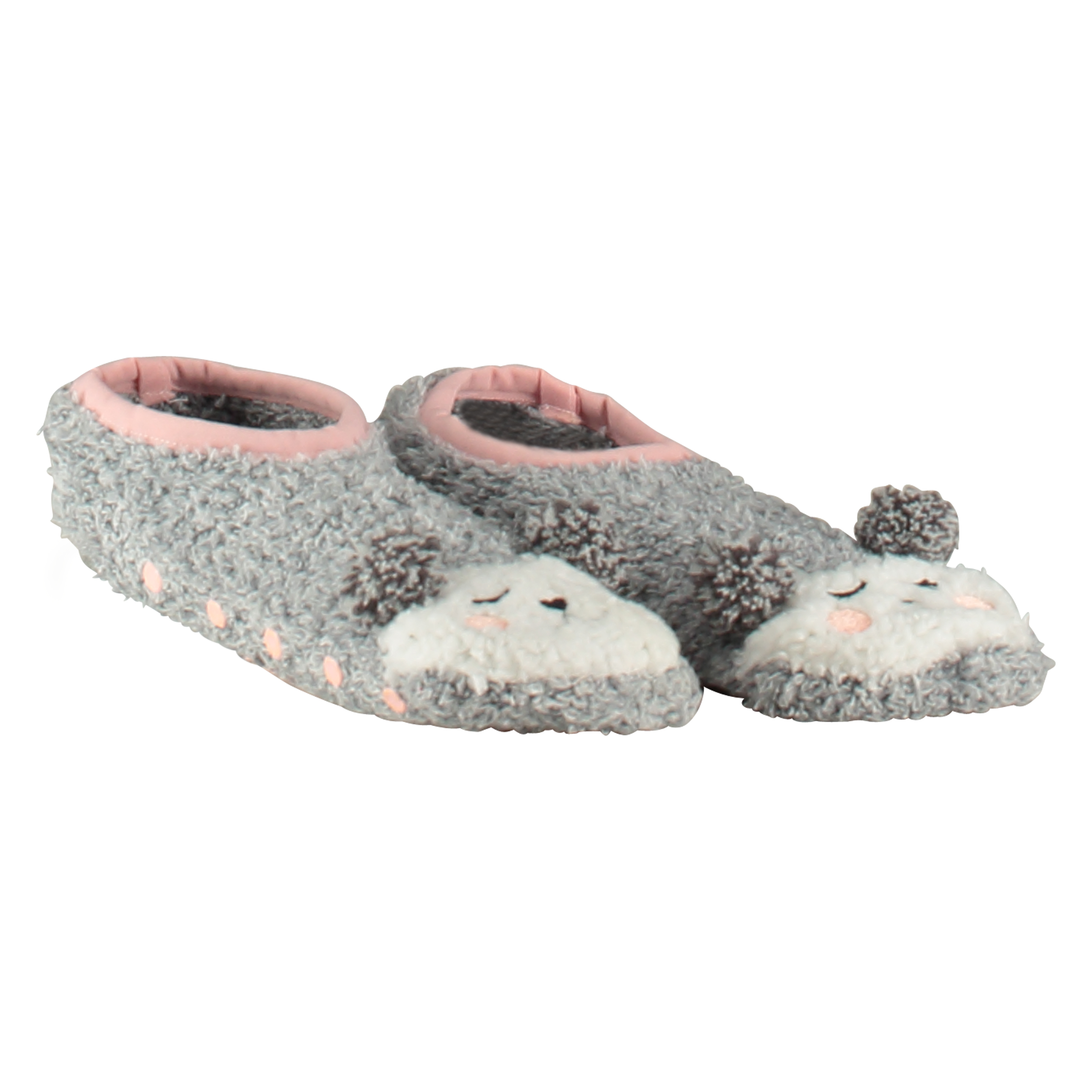 Slipper socks Animal, Grey, main