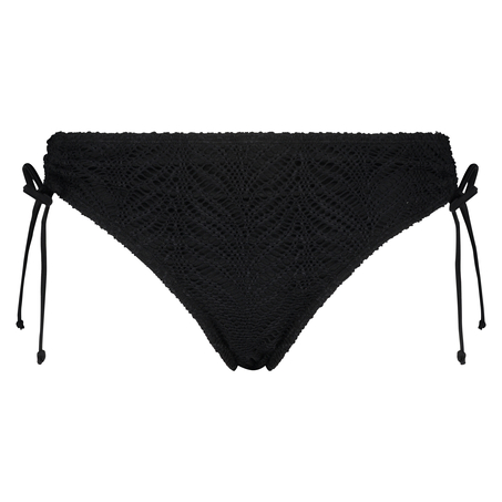 Crochet Bikini Bottoms, Black