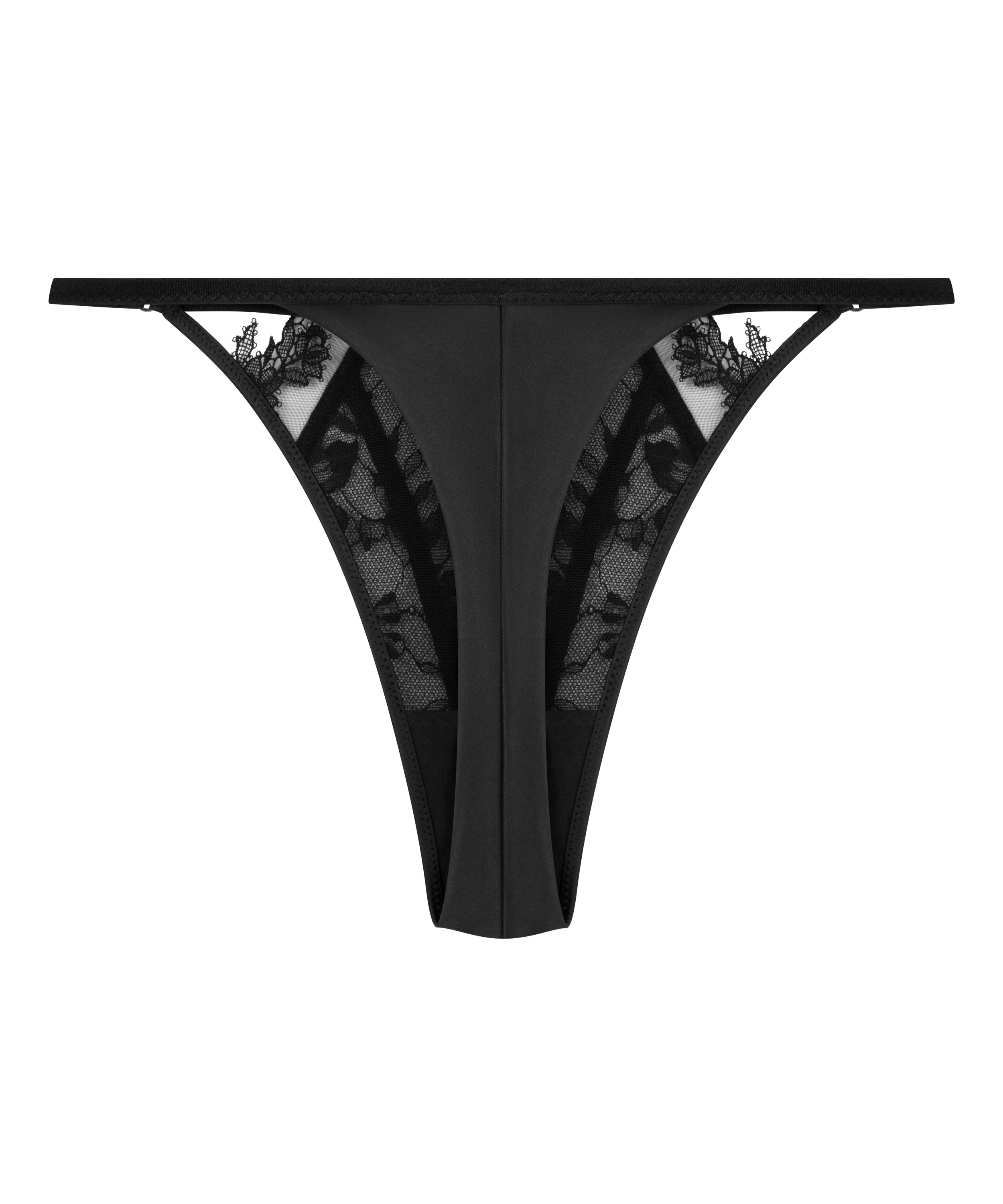 Julia Highleg Thong, Black, main