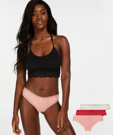 Classics Brazilians 3-pack, Red