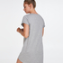 Round Neck Nightshirt, Grey