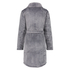 Zip Fleece Bathrobe, Grey