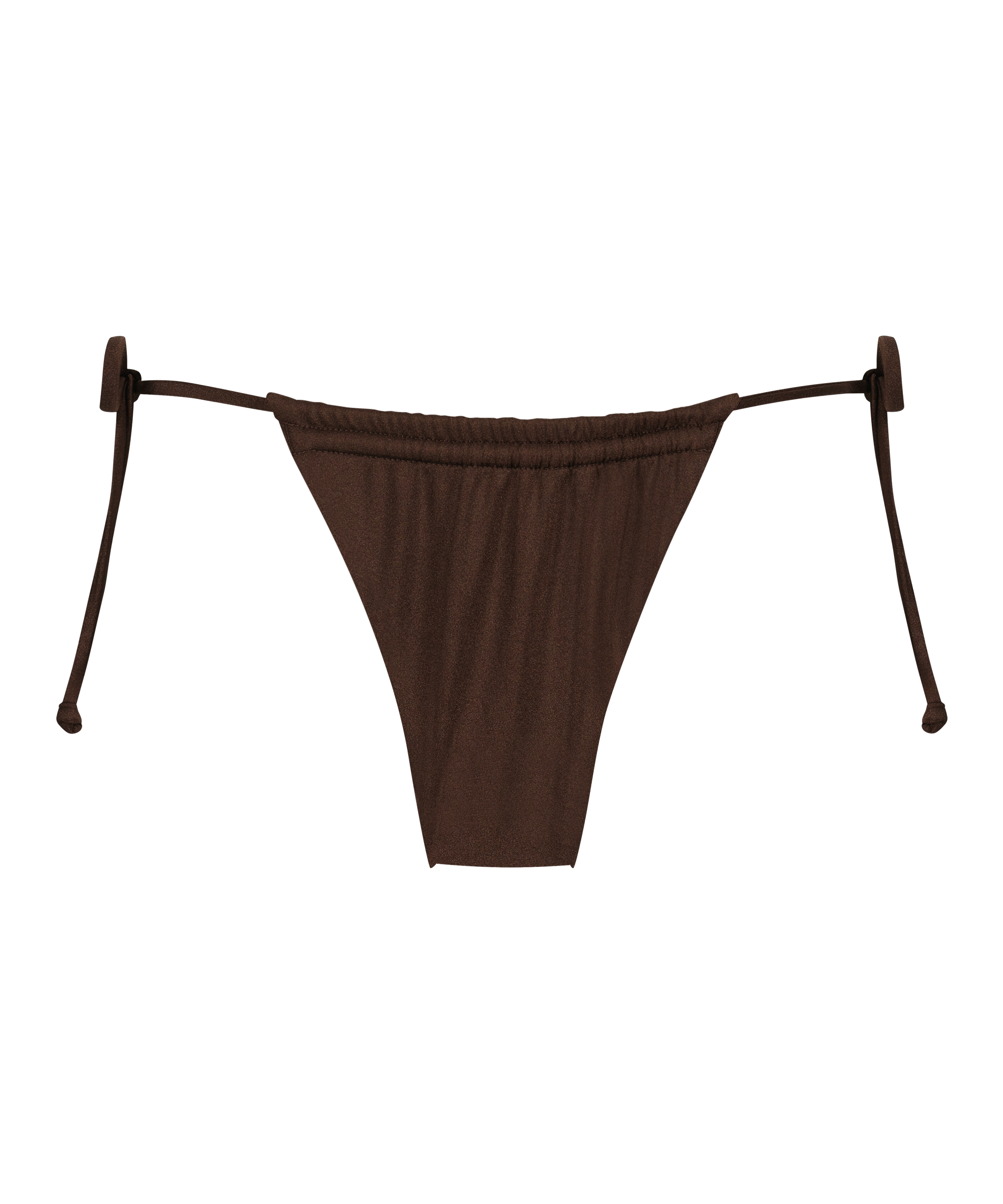 Cleo high-cut bikini bottoms, Brown, main