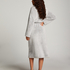 Fleece Bathrobe, Grey