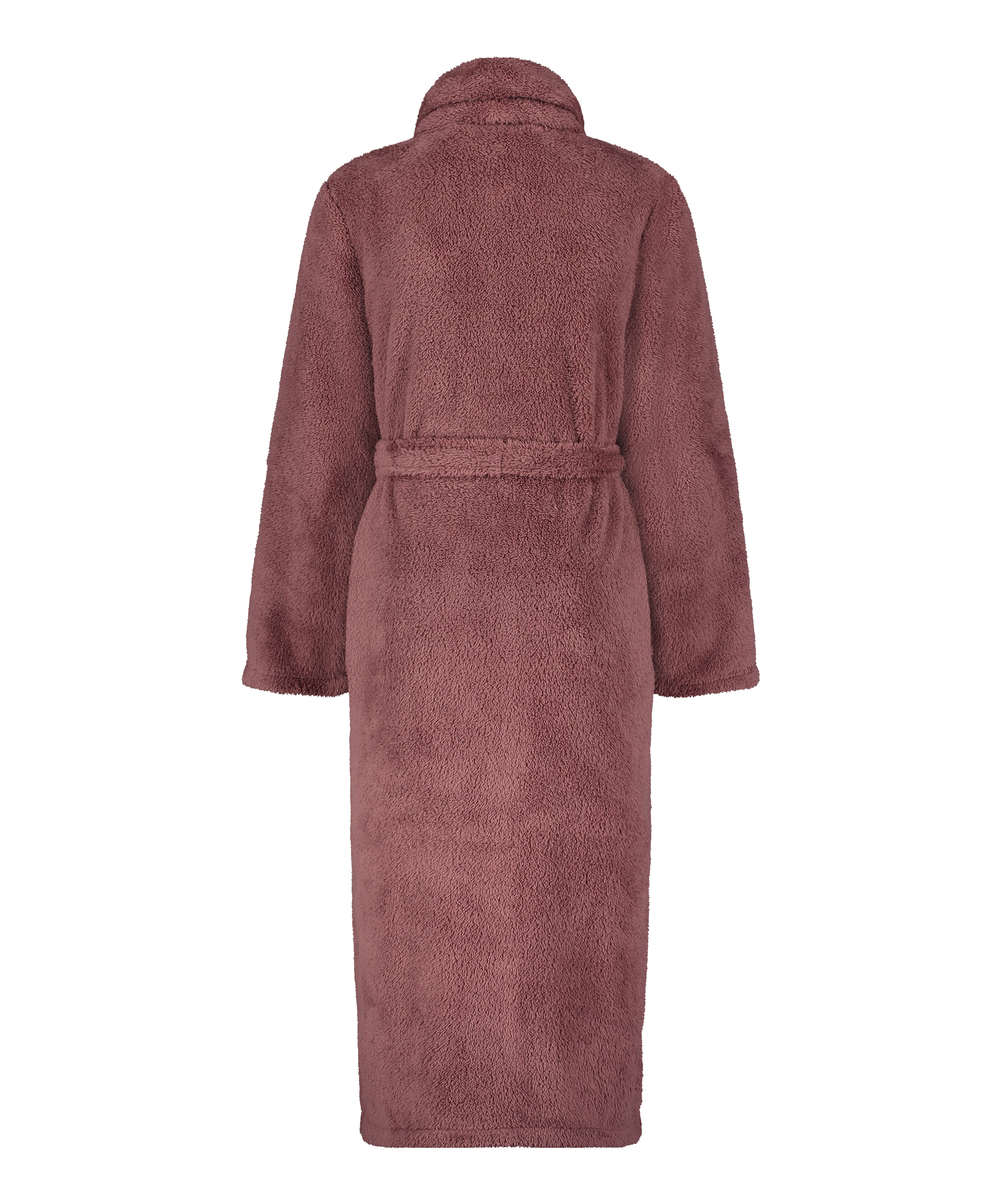 Fleece Bathrobe, Purple, main