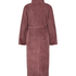 Fleece Bathrobe, Purple