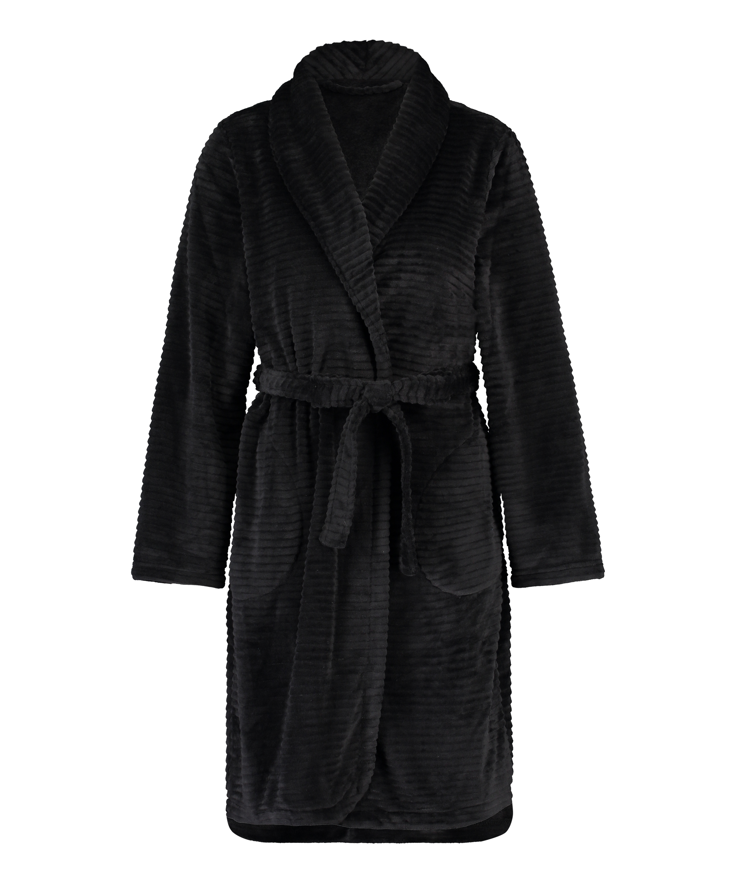 Short Fleece Ribbed Bathrobe for £37 Dressing Gown Hunkemöller