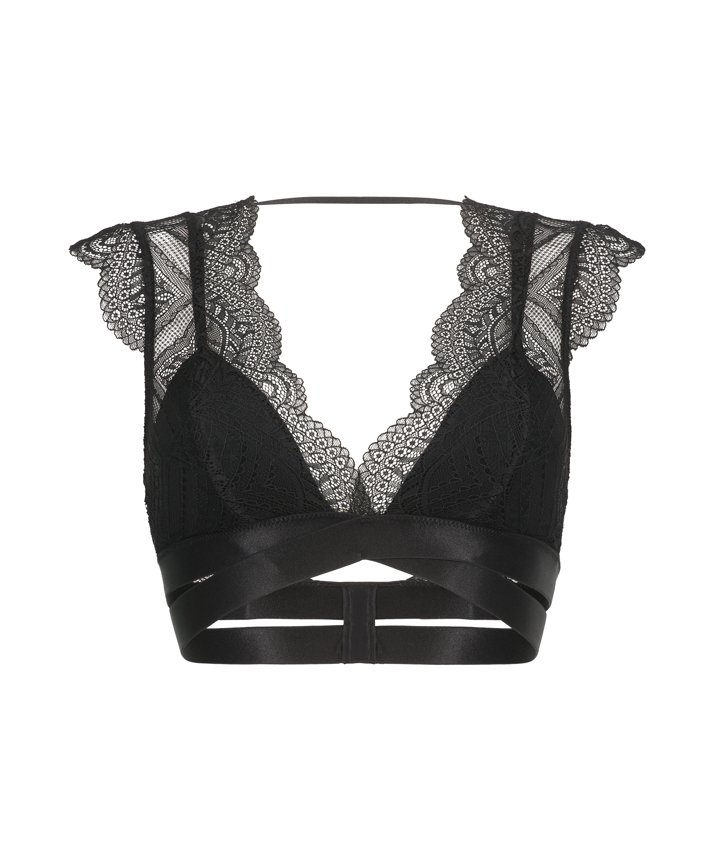 Cheyenna Bralette, Black, main