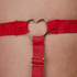 Private suspender cuffs, Red