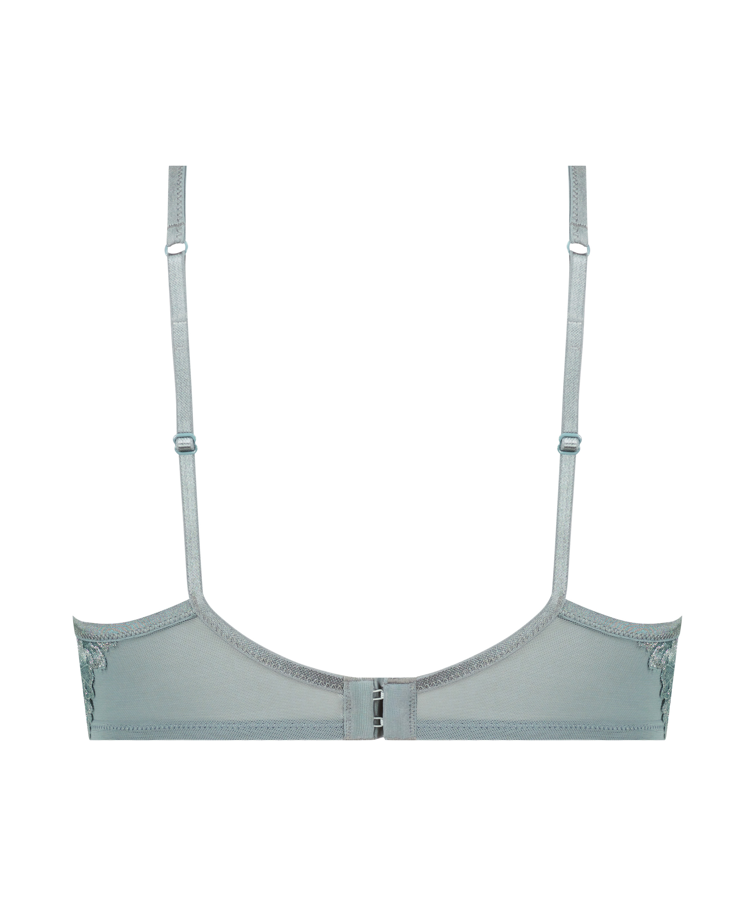 Meghan Non-Padded Underwired Longline Bra, Blue, main