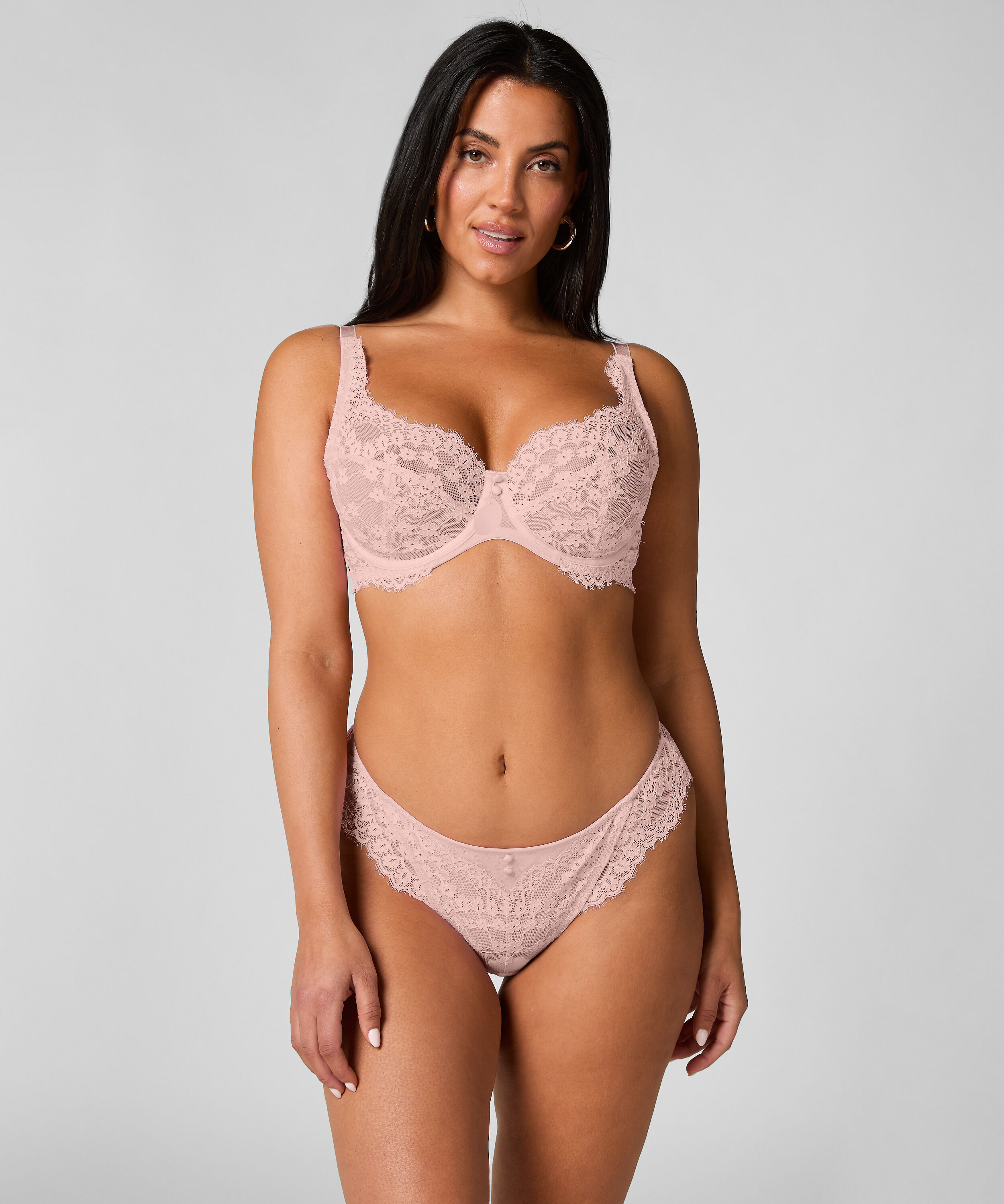 Daisy Non-Padded Underwired Bra, Pink