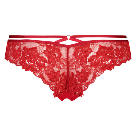 Sosha Brazilian with open crotch, Red
