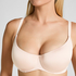 Smooth Padded Underwired Bra, Beige