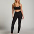 HKMX Crossed High Waisted Leggings, Black