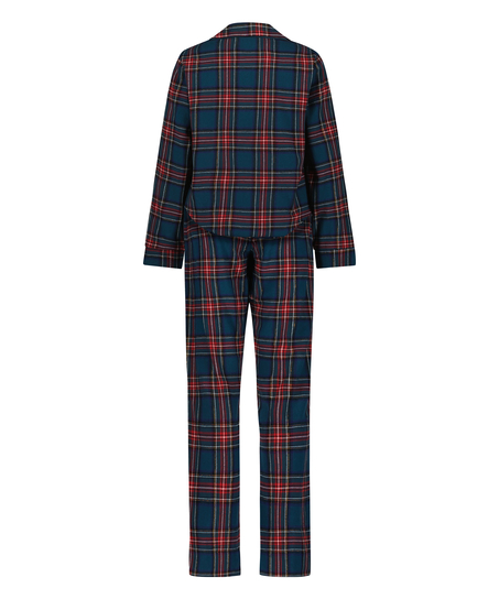 Twill pyjama set, Blue