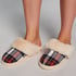 Teddy Mule Slipper, White