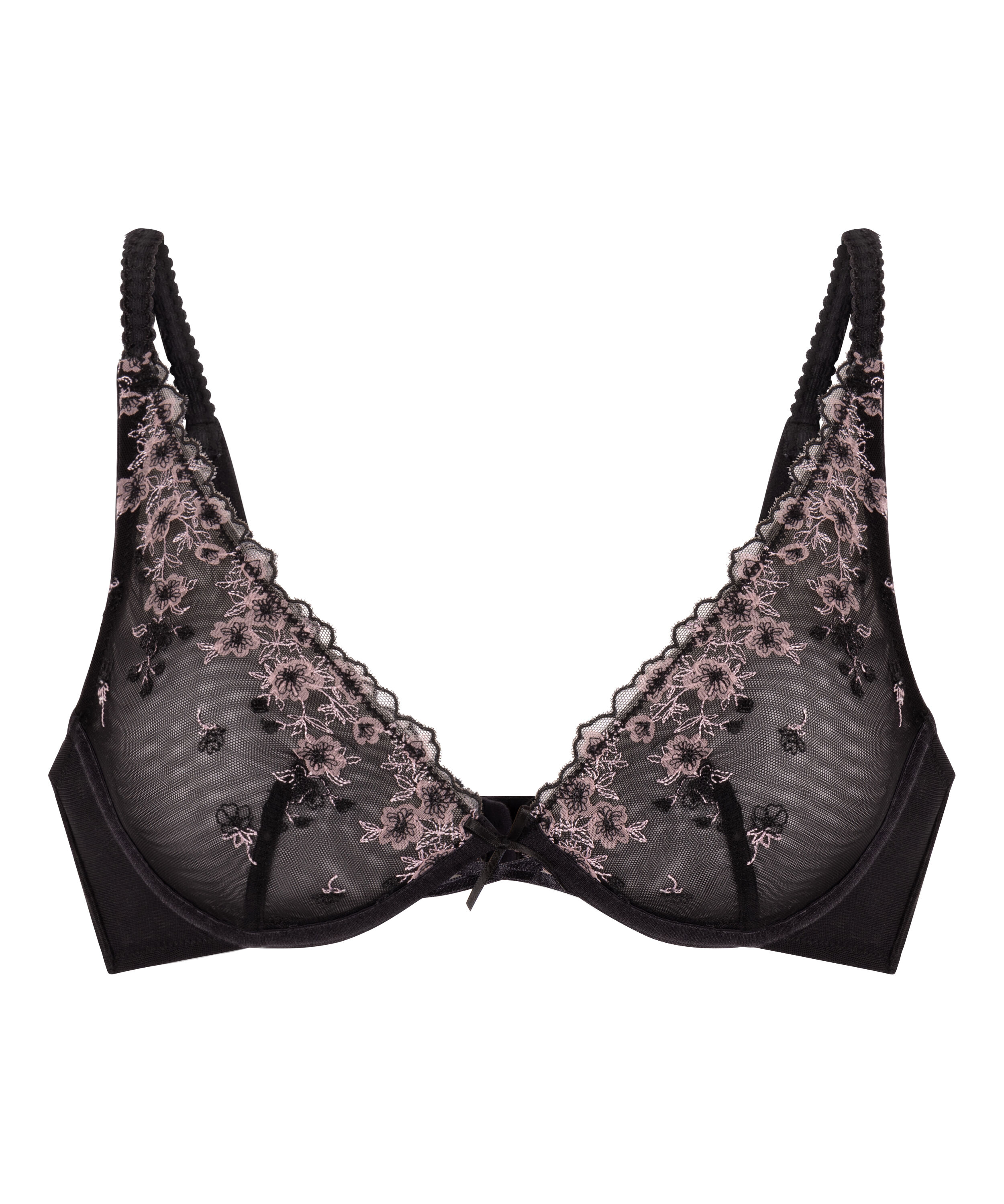 Chloe Non-Padded Underwired Bra, Black