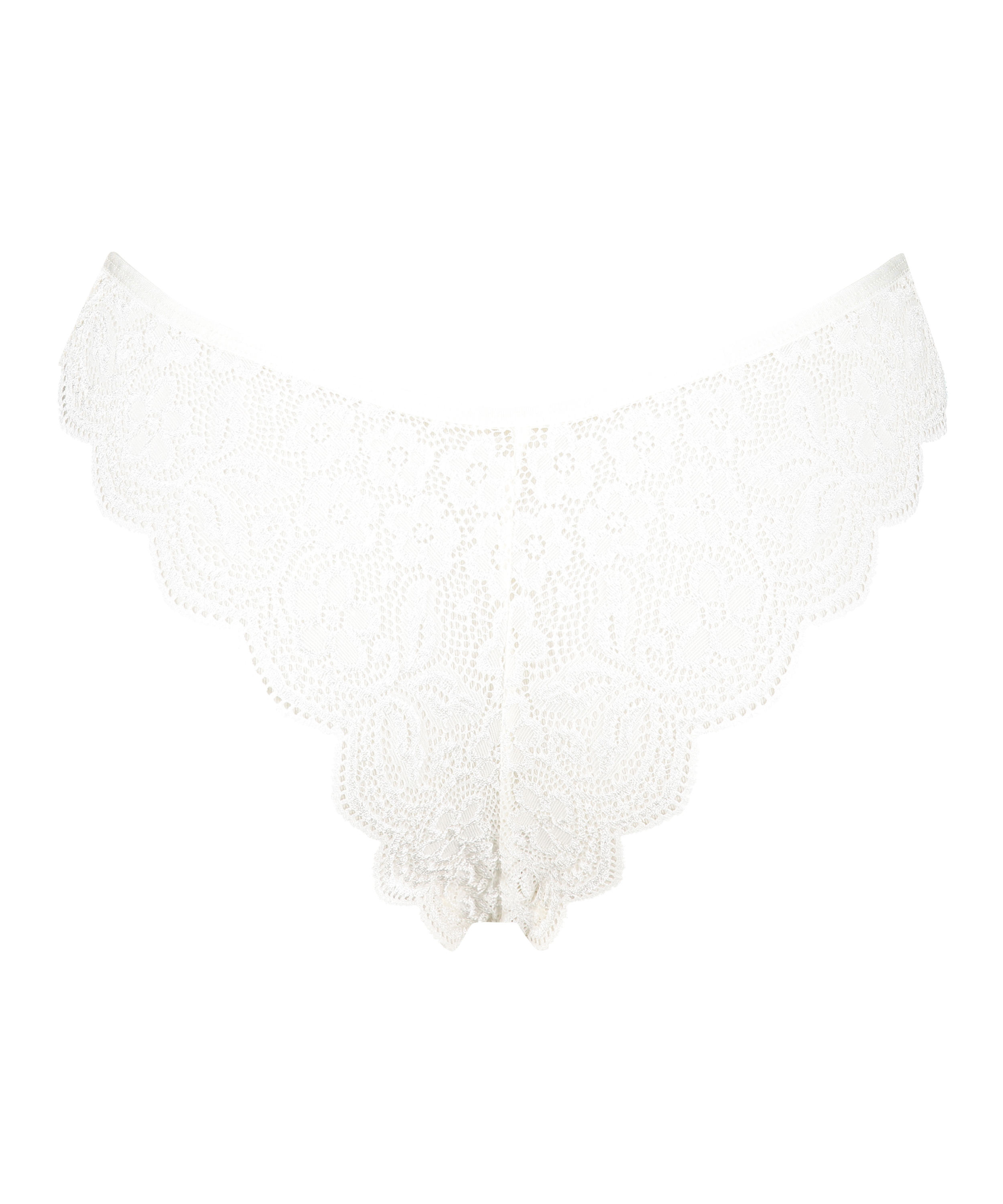 High leg Brazilian, White, main