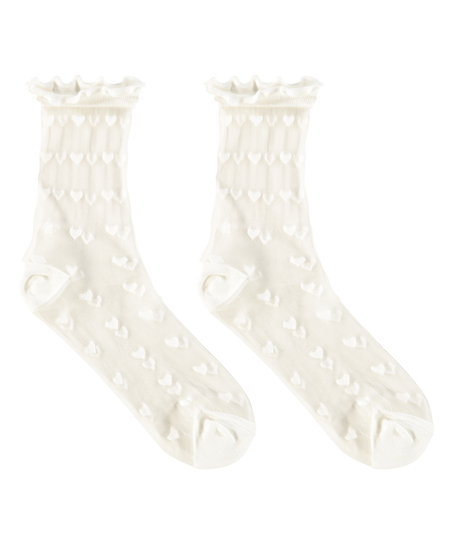 1 pair of socks, White