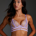 Tara Non-Padded Longline Underwired Bra, Purple